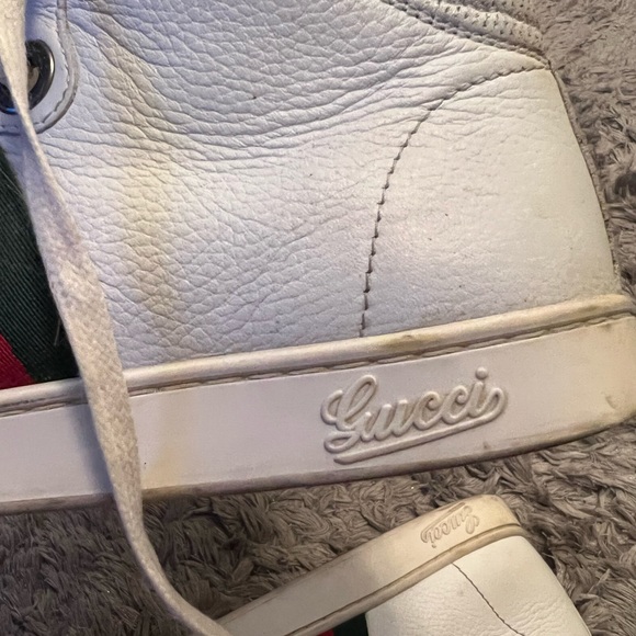 Authentic Gucci Coda Leather High tops Size UK 4 1/2 (US 38.5) - Picture 8 of 10